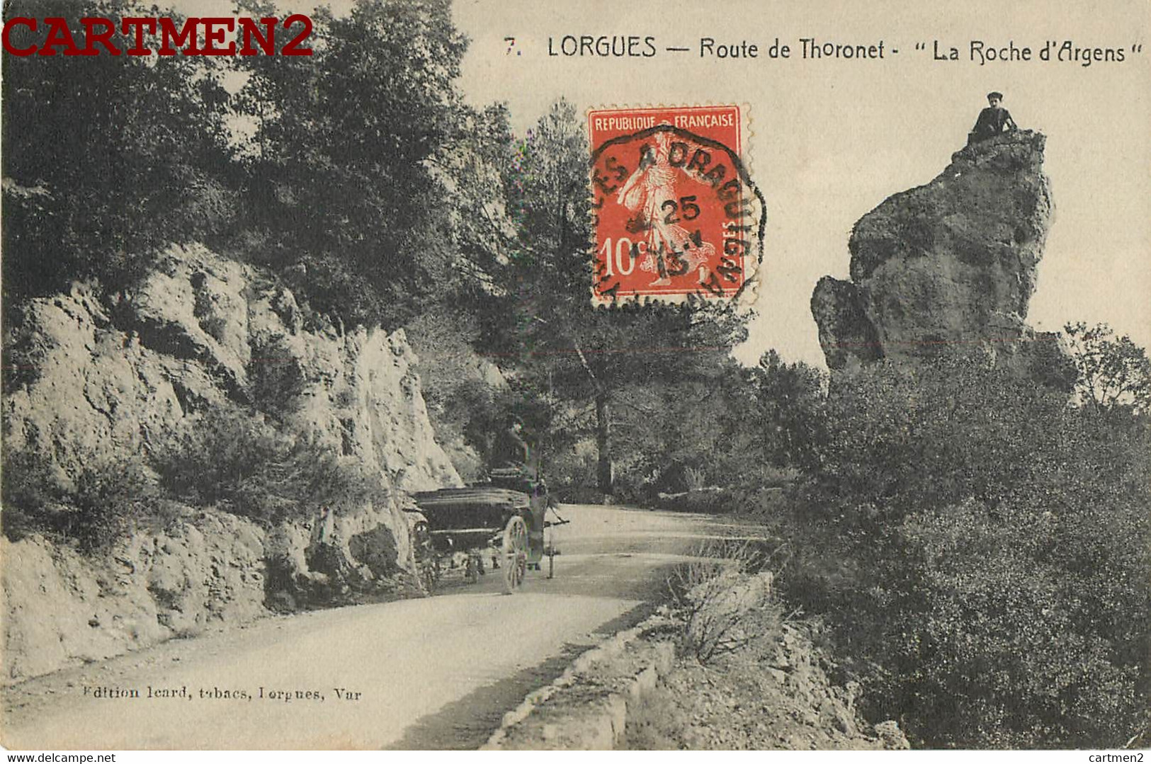 LORGUES ROUTE DE THORONET LA ROCHE D'ARGENS 83 VAR - Lorgues