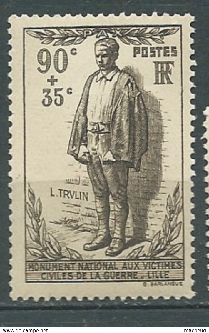 France  - Yvert N° 420  *     -   Bip 11614 - Ongebruikt