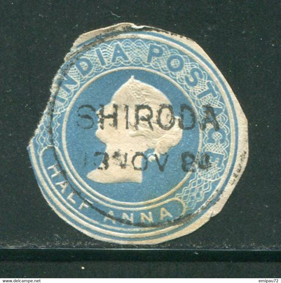 INDE- Timbre D'entier Postal- Oblitéré - Buste