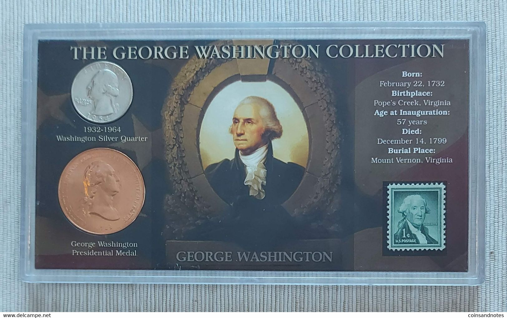 USA - Coin Set - The George Washington Collection - ©The Morgan Mint - Collezioni