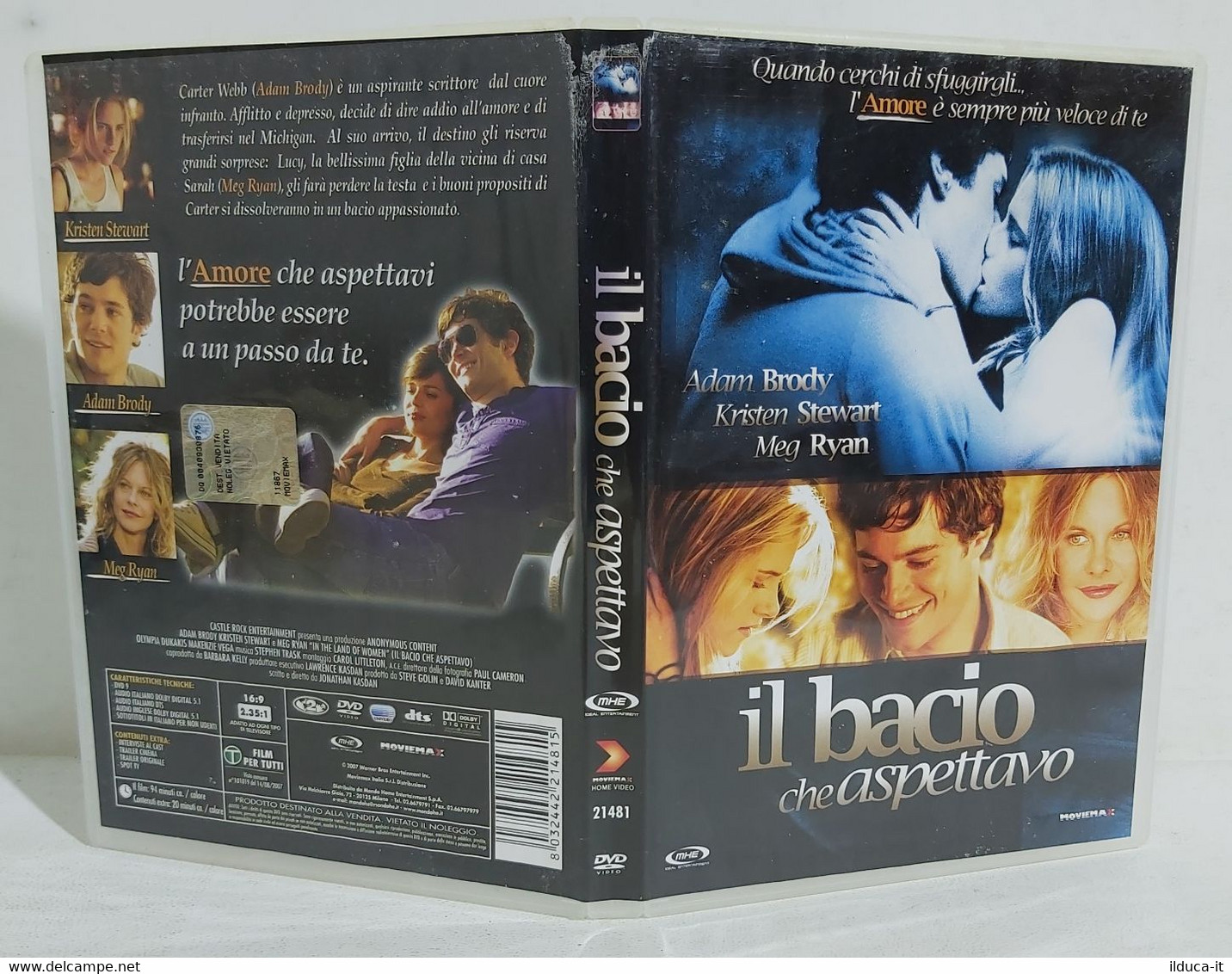 I103953 DVD - IL BACIO CHE ASPETTAVO (2007) - Meg Ryan / Kristen Stewart - Romanticismo