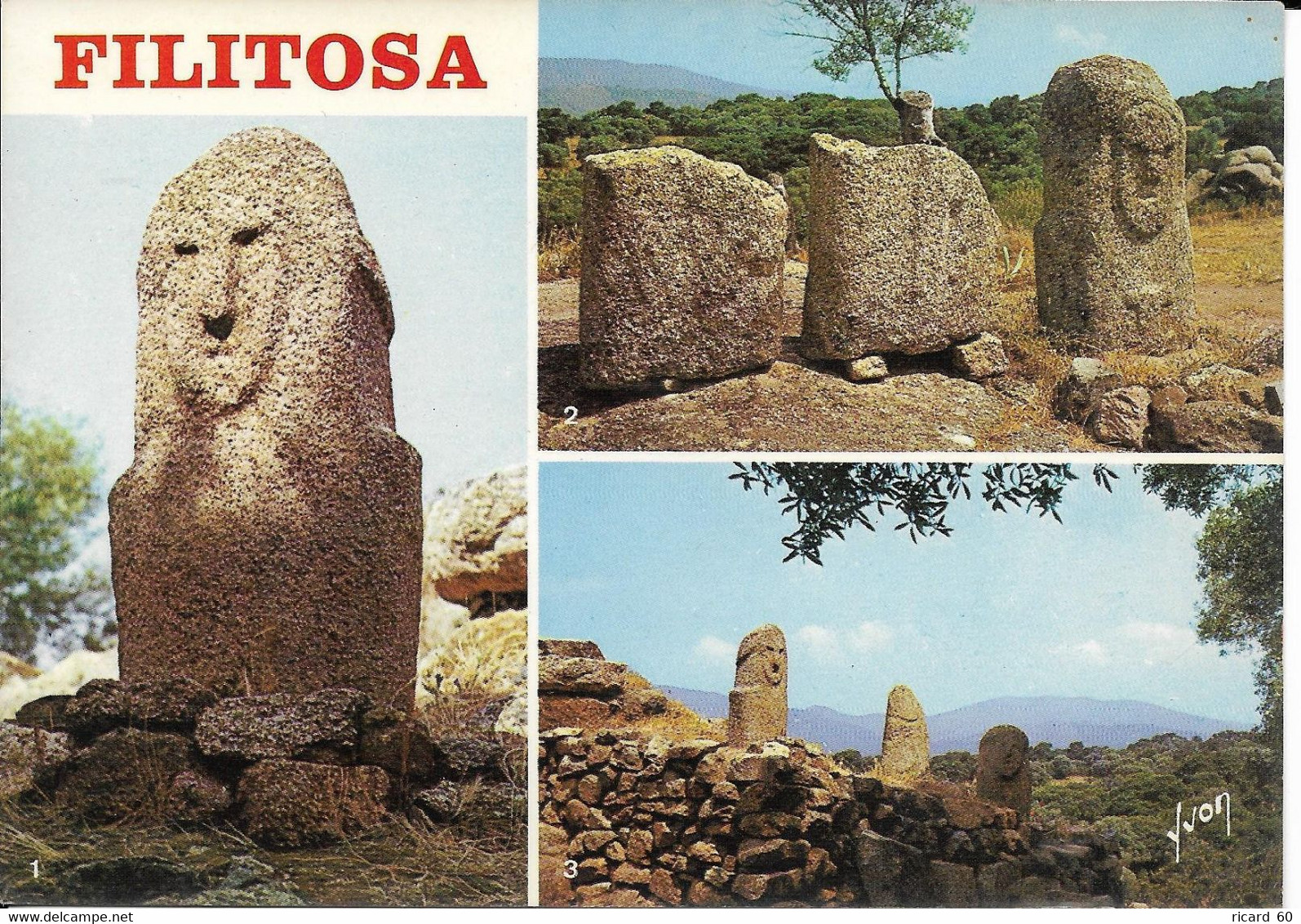 Cp Neuve, Statue Menhir à Filitosa, Corse - Dolmen & Menhirs