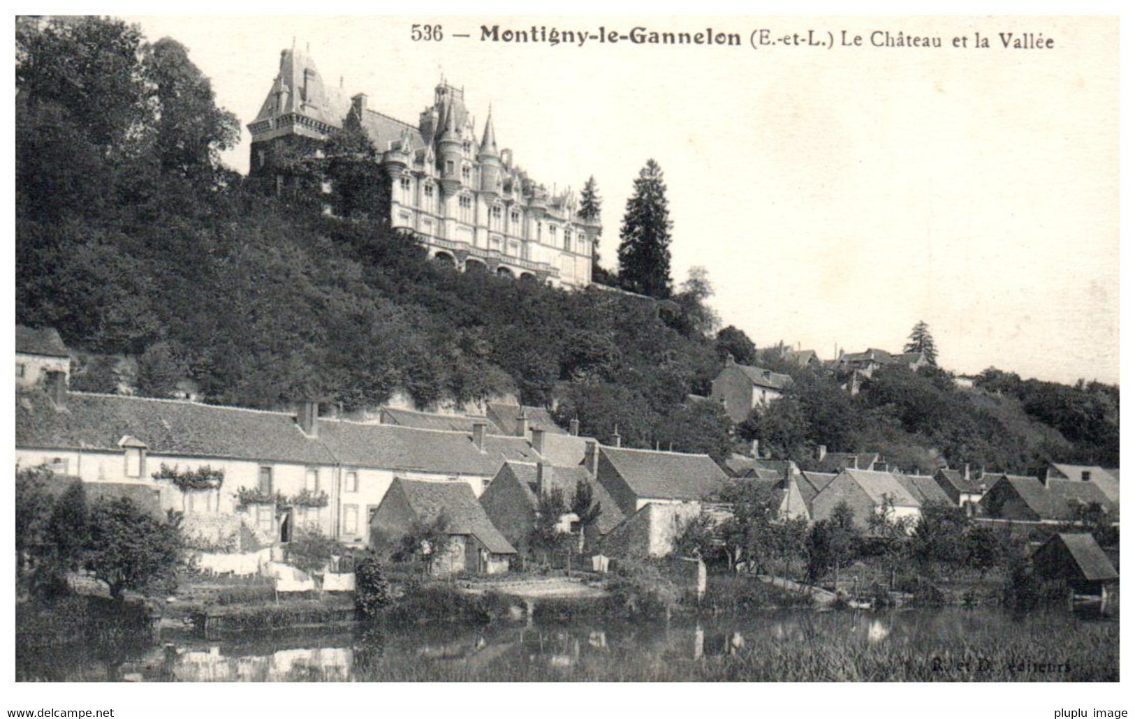 MONTIGNY LE GANNELON LE CHATEAU ET LA VALLEE - Montigny-le-Gannelon