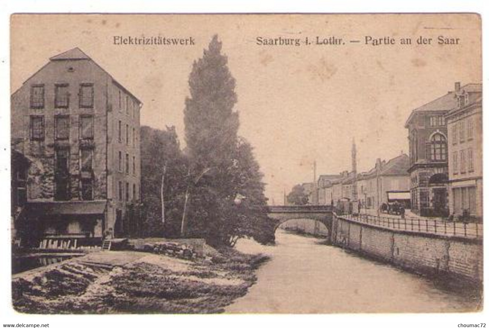 (57) 109, Saarburg I. Lothr., Sarrebourg, Partie An Der Saar, Elektrizitatswerk - Sarrebourg