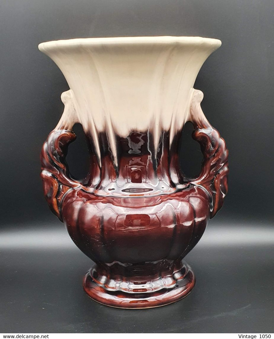✅Grand Vase Faïence ADP 1960 Signé 20026  Ht 27cm TBE #faitmain #madeinitaly #ceramique - Non Classificati