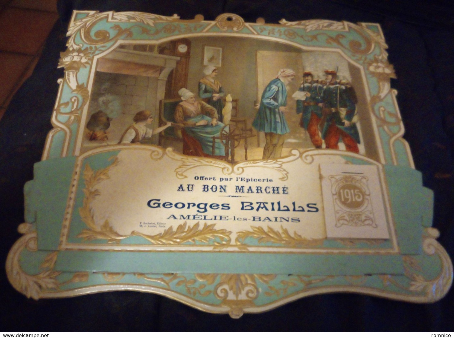 Calendrier 66 Amélie Les Bains Au Bon Marché G.Baills - Grand Format : 1901-20
