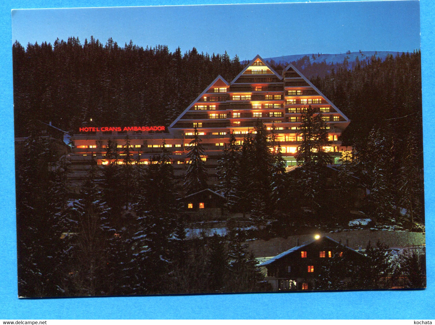 SANG251, Crans Montana, Hôtel Ambassador, Deprez Photo, GF, Non Circulée - Crans-Montana