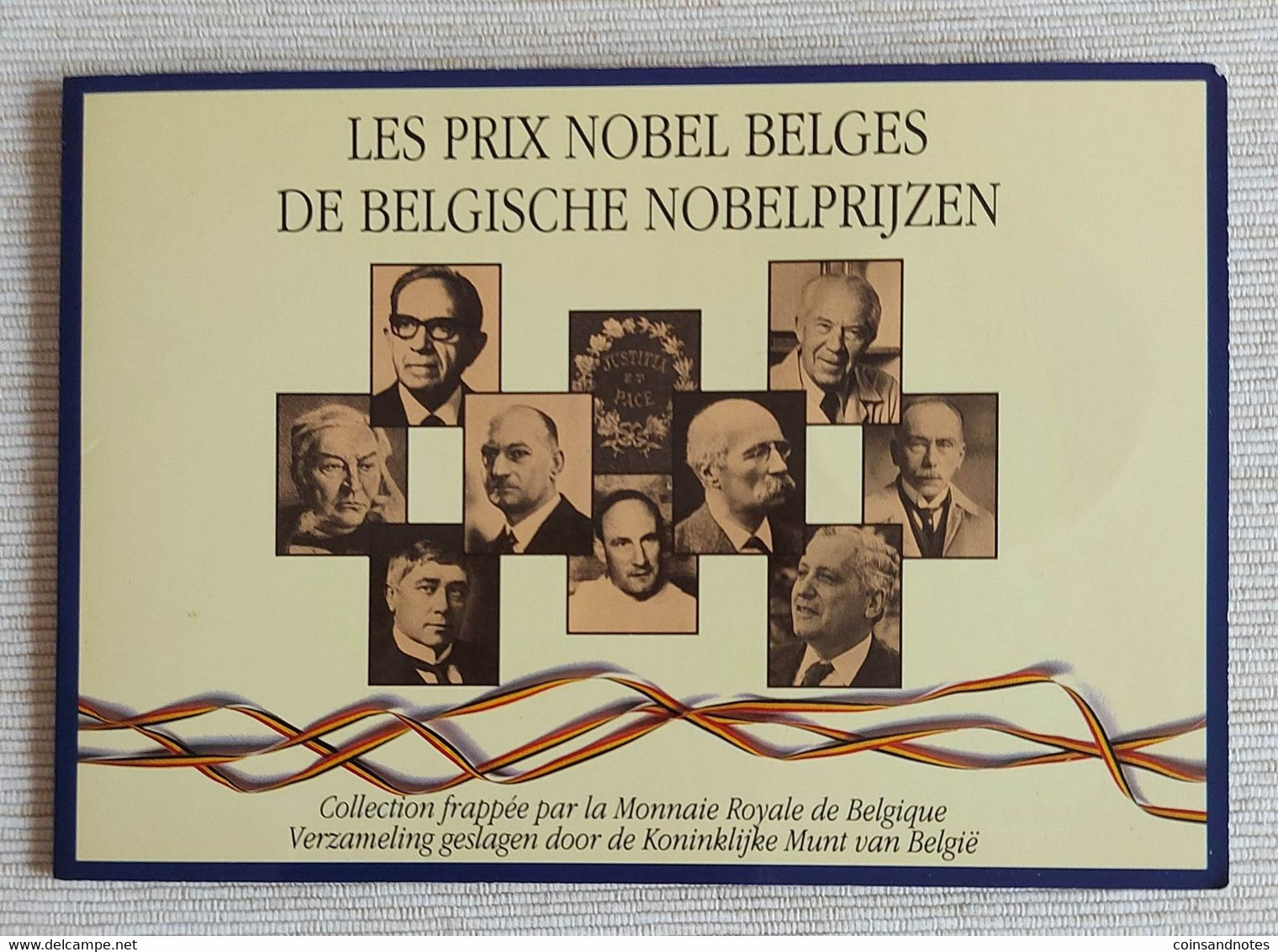 Belgium 1996 - Nobelprijs - Chr. De Duve - 925/1000 Zilver Medaille - Collections