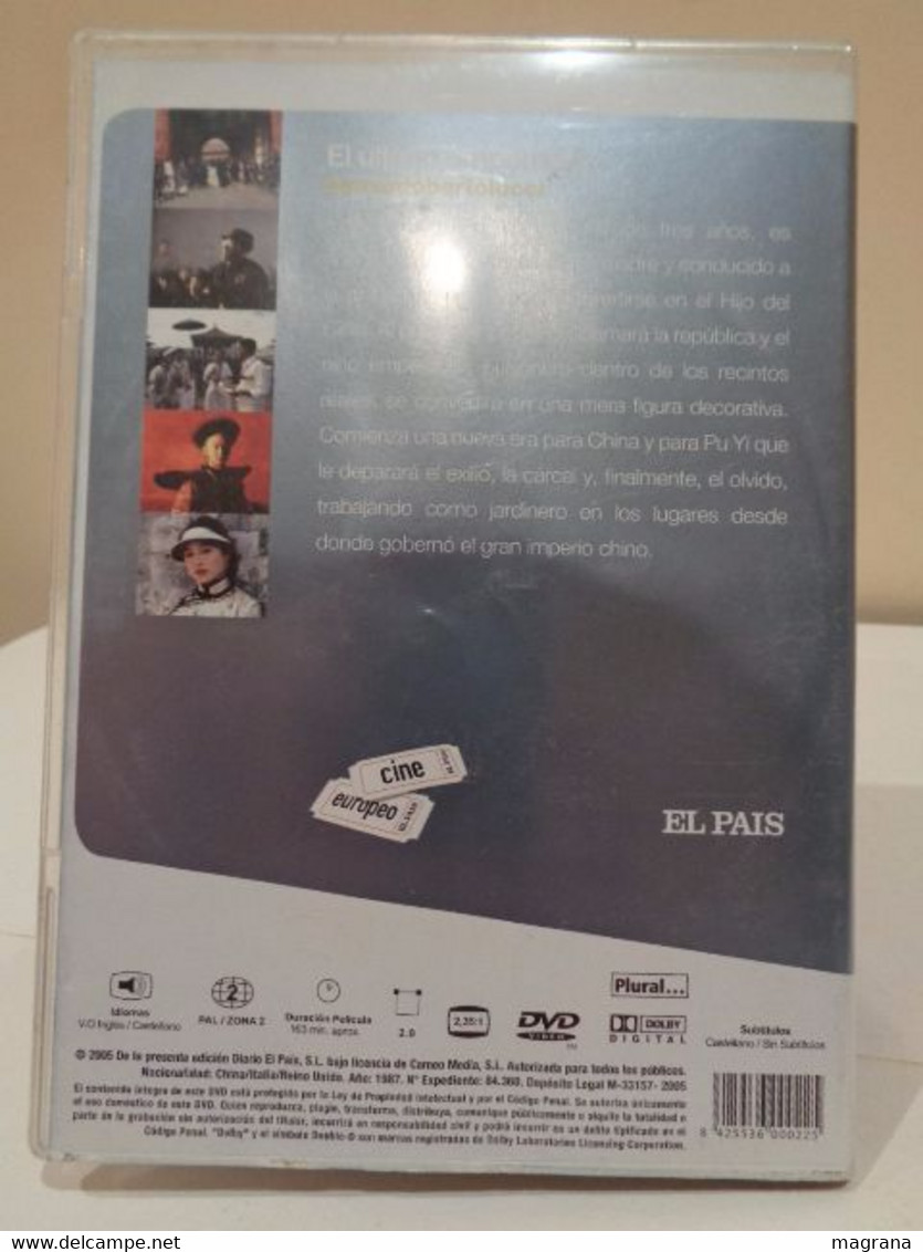 Película DVD. El último Emperador. Una Película De Bernardo Bertolucci. 2005. Ganadora Oscar. - Classiques