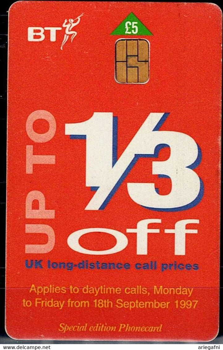 UNITED KINGDOM 2000 PHONECARD BT UP TO 1/3 OFF USED VF!! - BT Phonecard Plus