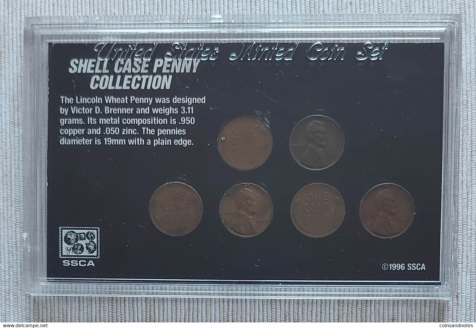 USA - WW II - Shell Case Penny Collection - SSCA©1996 - Collections