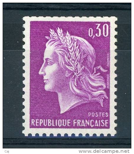 France  :  Yv   1536b  **  Numéro Rouge - Roulettes