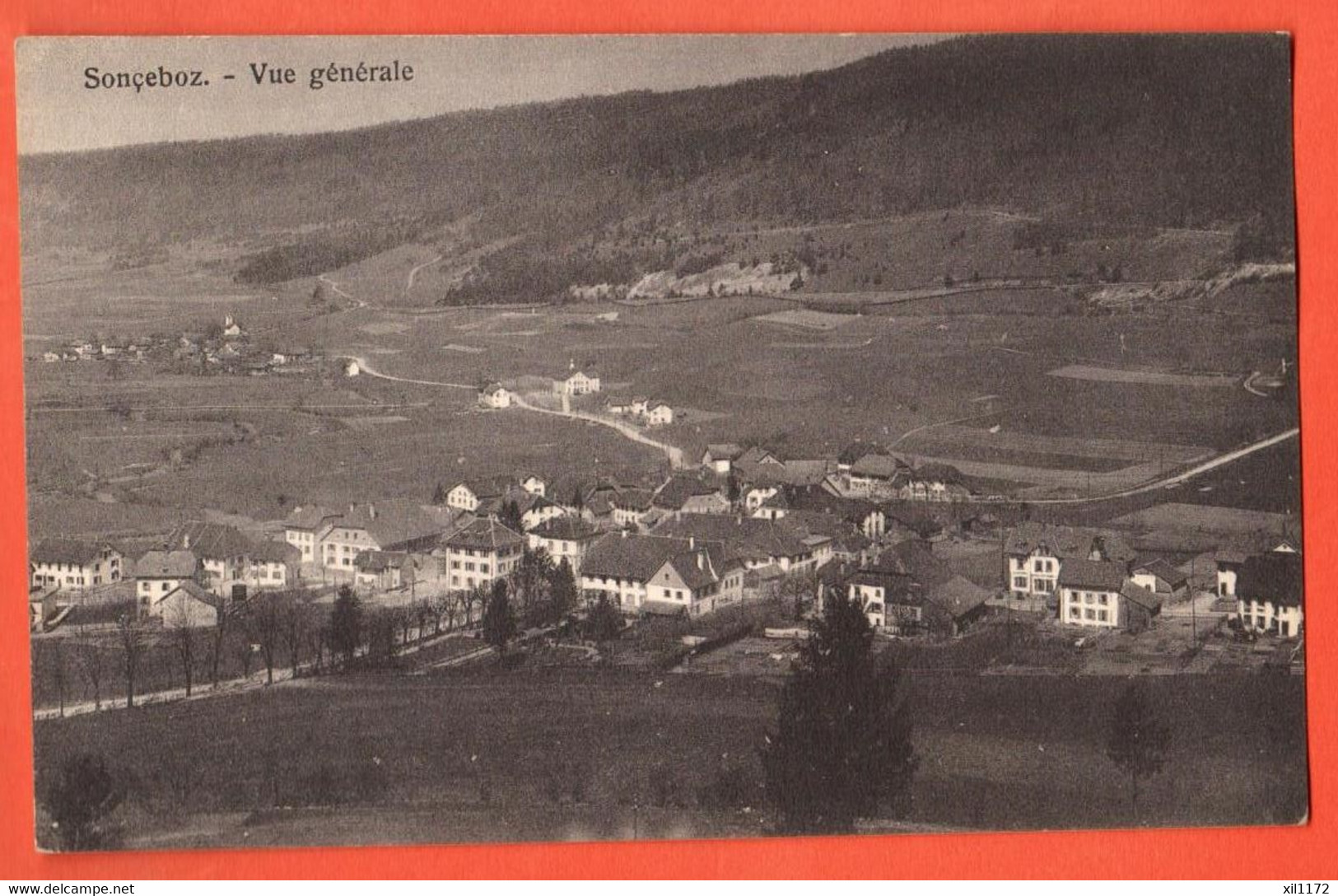 EAZ-10 Sonceboz-Sombeval  Vue Générale. NC,  Racine 103. Scan Du Dos - Sonceboz-Sombeval