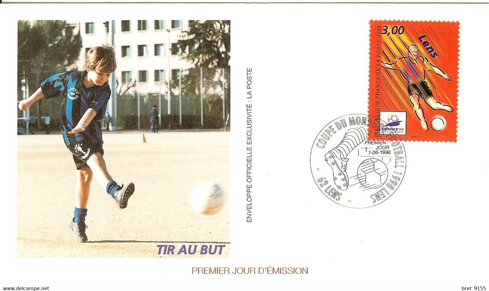 TIMBRES FRANCE 98 XVI COUPE DU MONDE DE FOOBALL 12 ENVELOPPES PREMIER JOUR D EMISSION - Postdokumente