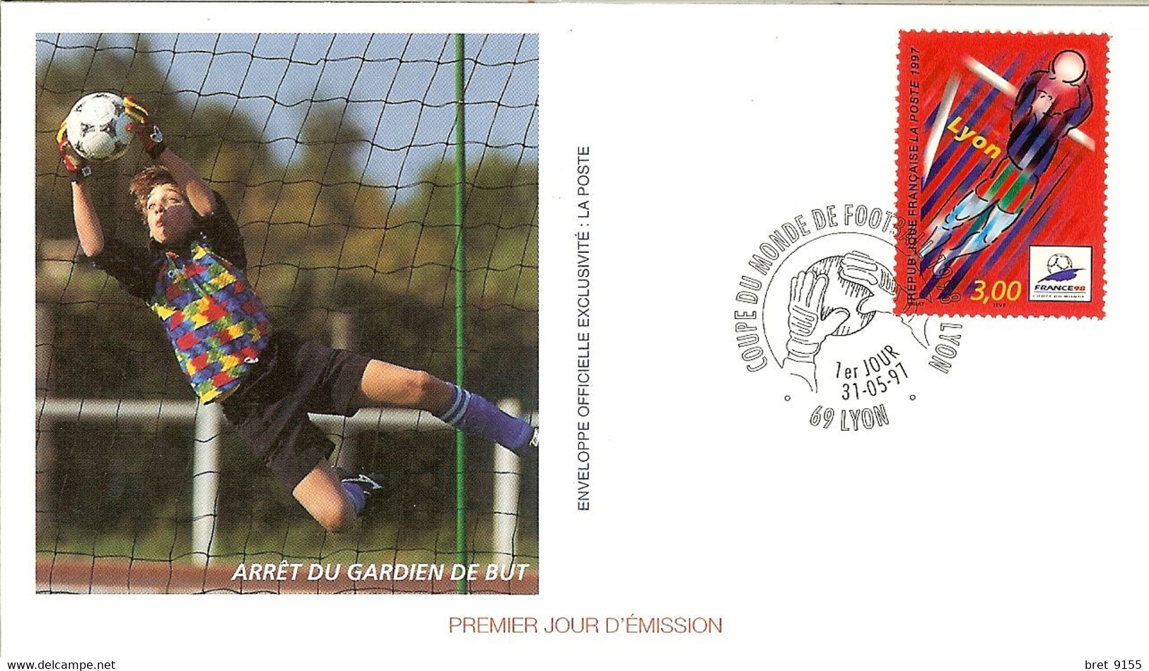 TIMBRES FRANCE 98 XVI COUPE DU MONDE DE FOOBALL 12 ENVELOPPES PREMIER JOUR D EMISSION - Documentos Del Correo