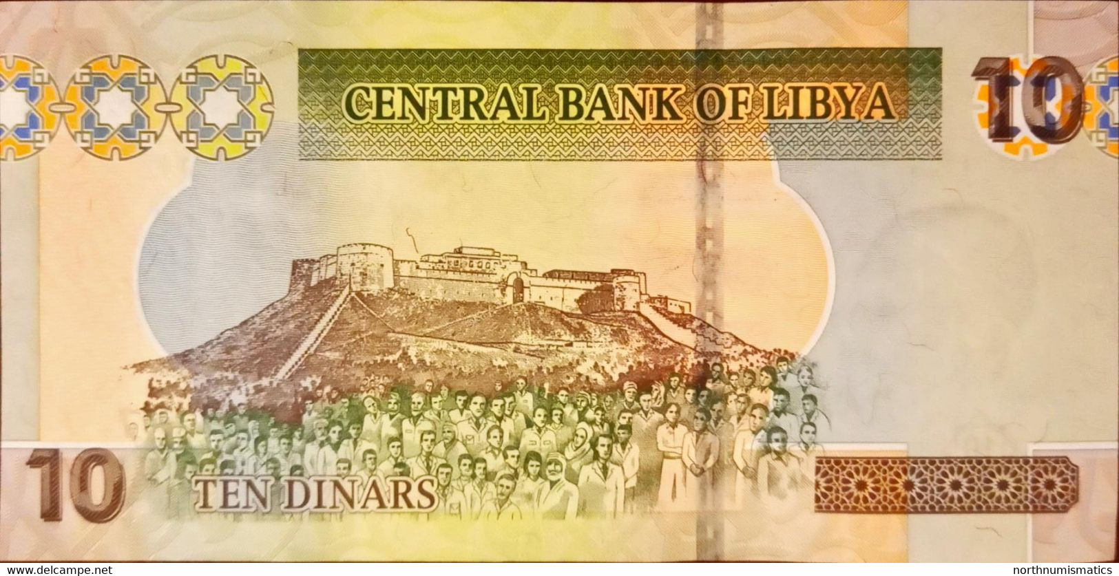 Libya 10 Dinars   Unc 2011 - Libië
