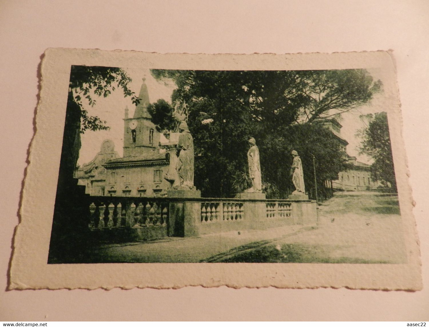 Oude Postkaart Van Italie   ---   Roma - Parks & Gärten