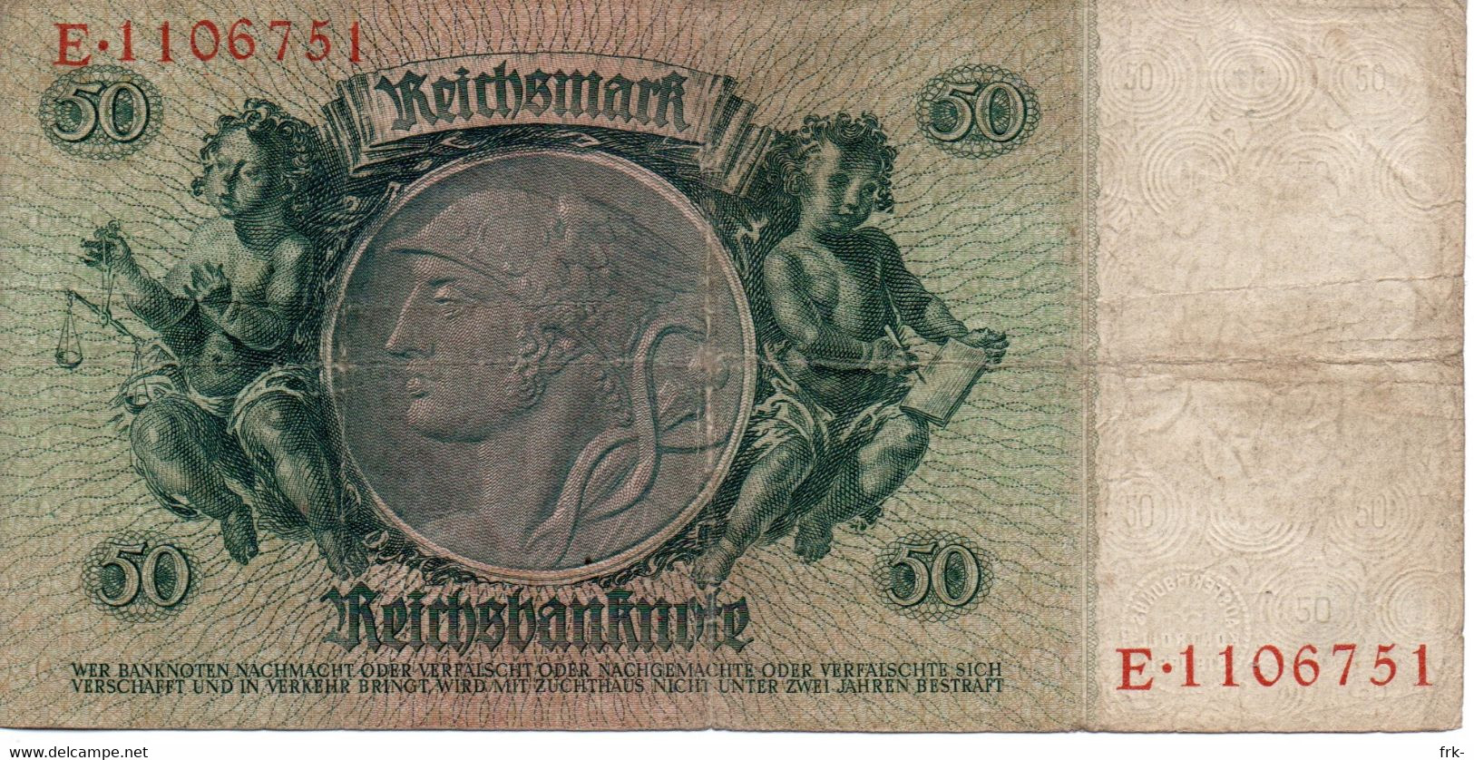 Germany 50 Reichsmark 1933 Circulated - 50 Mark