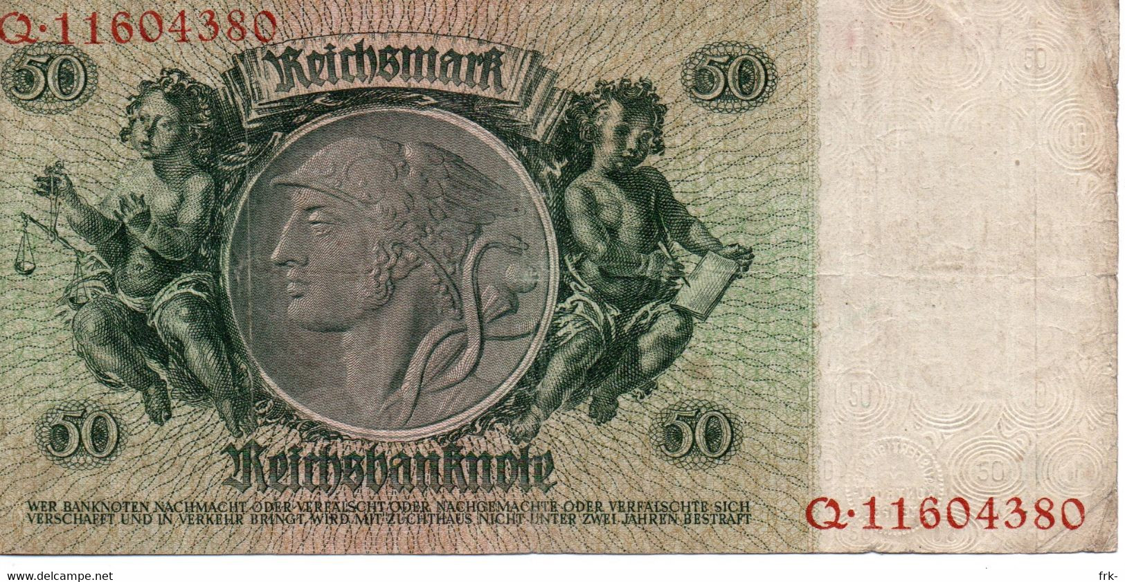 Germany 50 Reichsmark 1933 Circulated - 50 Mark