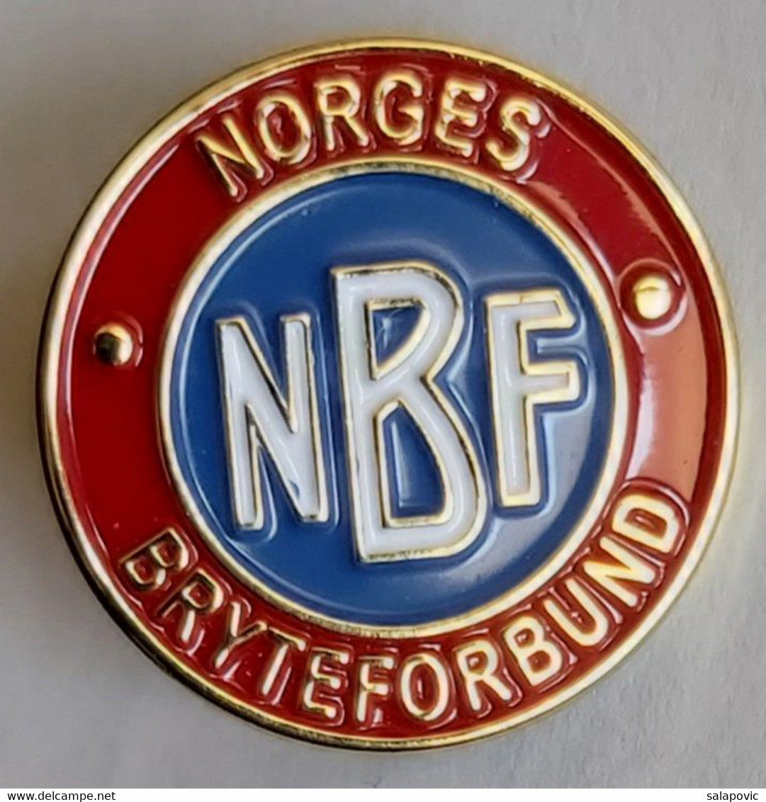 Norges Bryteforbund Norway Wrestling Federation   PINS BADGES A2/7 - Lutte