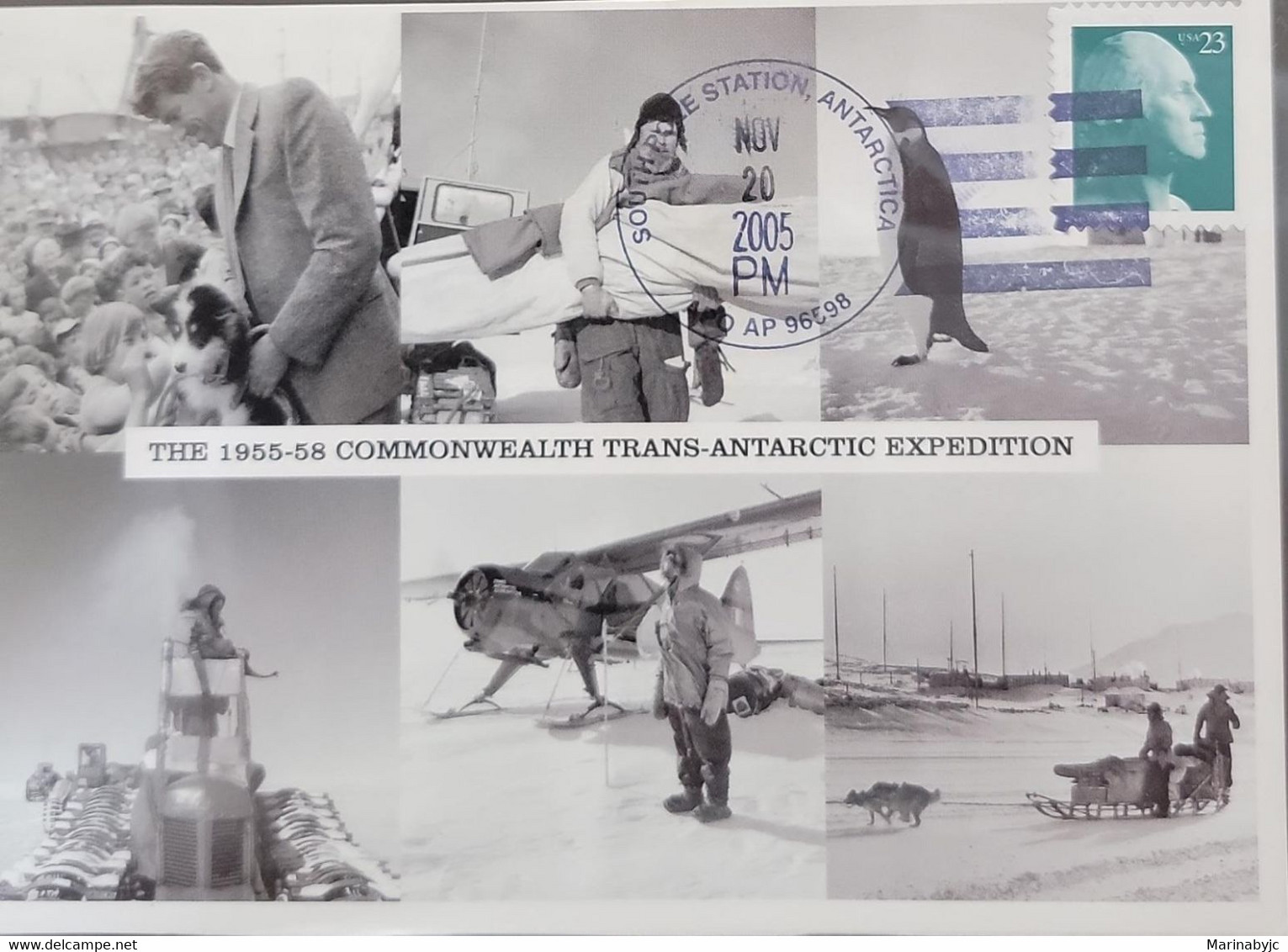 SO) 2005, USA, ANTARCTIC STATION, EXPEDITION, PLANE, WASHINGTON, PRESIDENT, AIR MAIL - Other & Unclassified
