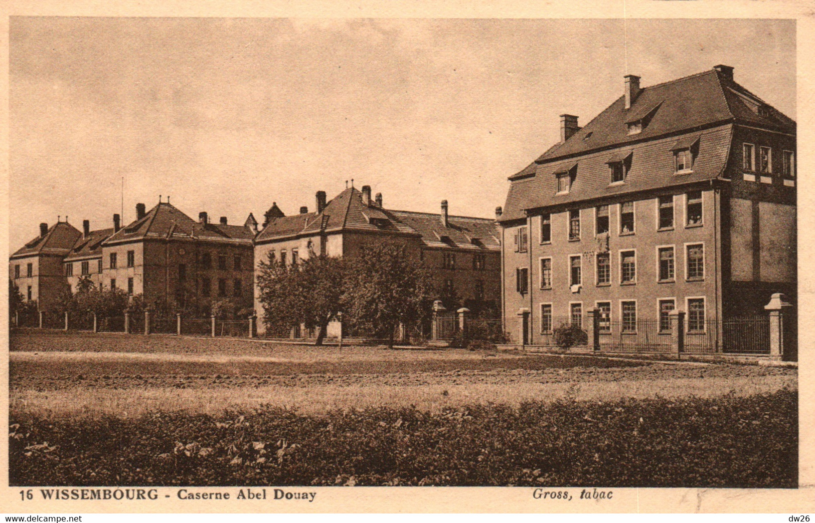 Wissembourg (Bas-Rhin) Caserne Abel Douay - Edition Gross, Tabac - Carte CAP N° 16 Non Circulée - Barracks