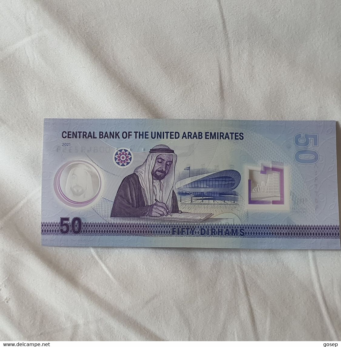 United Arab Emirates-(FIFTY DIRHAMS)-(c)-(2021)-(polimar)-(008492359)-U.N.C - Ver. Arab. Emirate