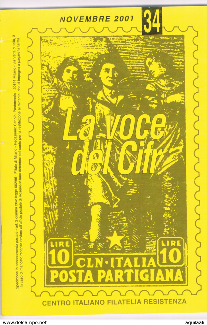 La Voce Del Cifr. Edizione Novembre 2001 - Italiano (desde 1941)