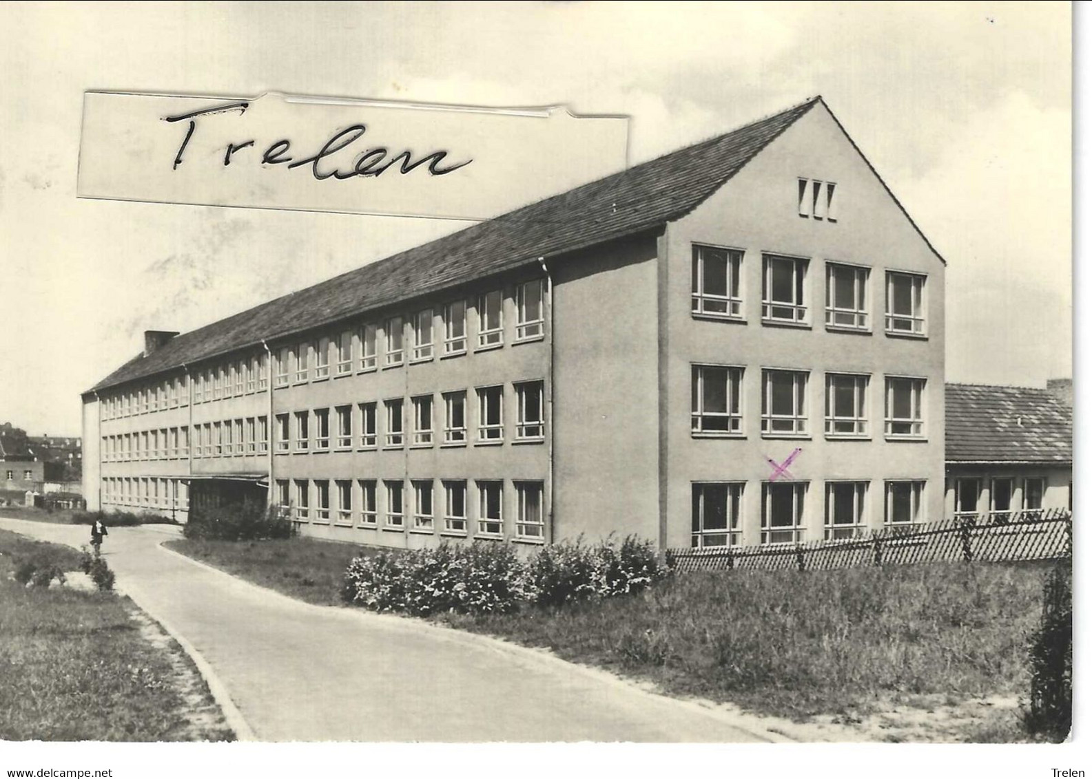 Allemagne, Eisleben, Oberschule "Ernst Thälmann",  Gelaufen - Lutherstadt Eisleben