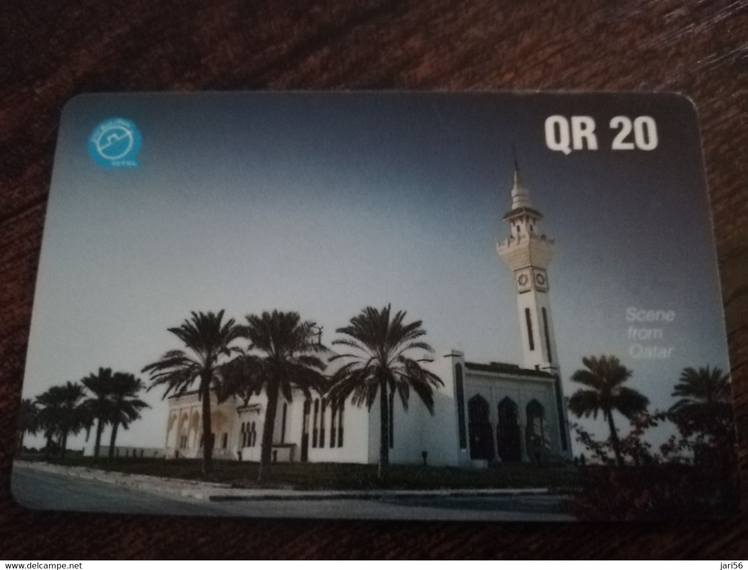 QATAR  PUBLIC TELECOM CORPORATION / PAY PHONE  MAGNETIC/ AUTELCA   Q 20   QTR 38  WAKRAH MOSQUE      **9101** - Qatar