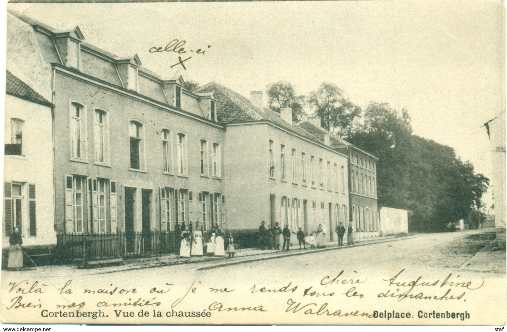 Kortenberg : Vue De La Chaussée : 1902 !!! - Kortenberg