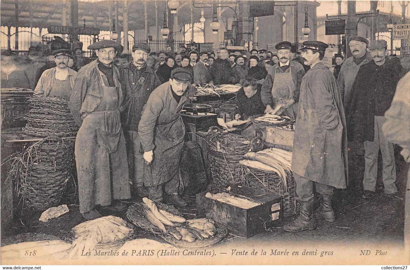 PARIS-75001-HALLES-CENTRALES- VENTE DE LA MARÉE EN DEMI GROS - Paris (01)