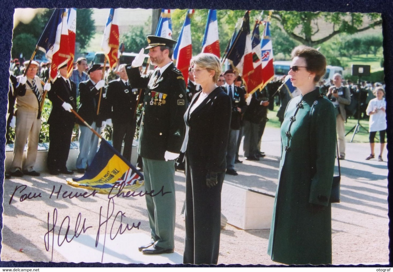 Michèle ALLIOT MARIE - Dédicace - Hand Signed - Autographe Authentique - Politische Und Militärische Männer