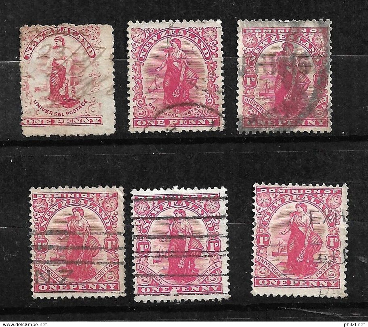 Nouvelle Zélande  U K  N° 94; 133 Et 136 X 4       Oblitérés  B/ TB   Voir Scans  - Used Stamps