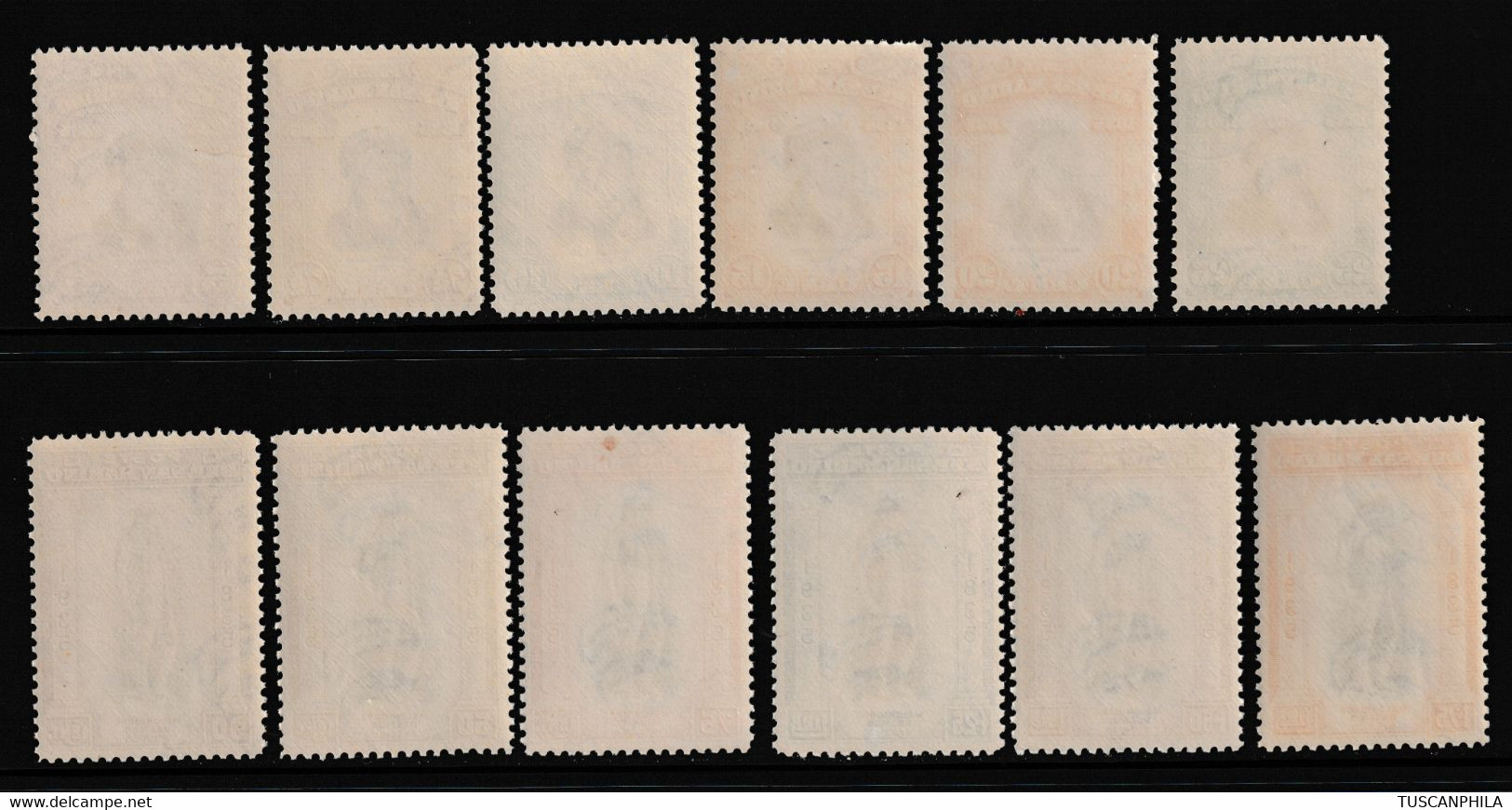 Centenario Morte Di Melchiorre Delfico Serie Completa Sass. 193/204 MH* Cv 300 - Used Stamps