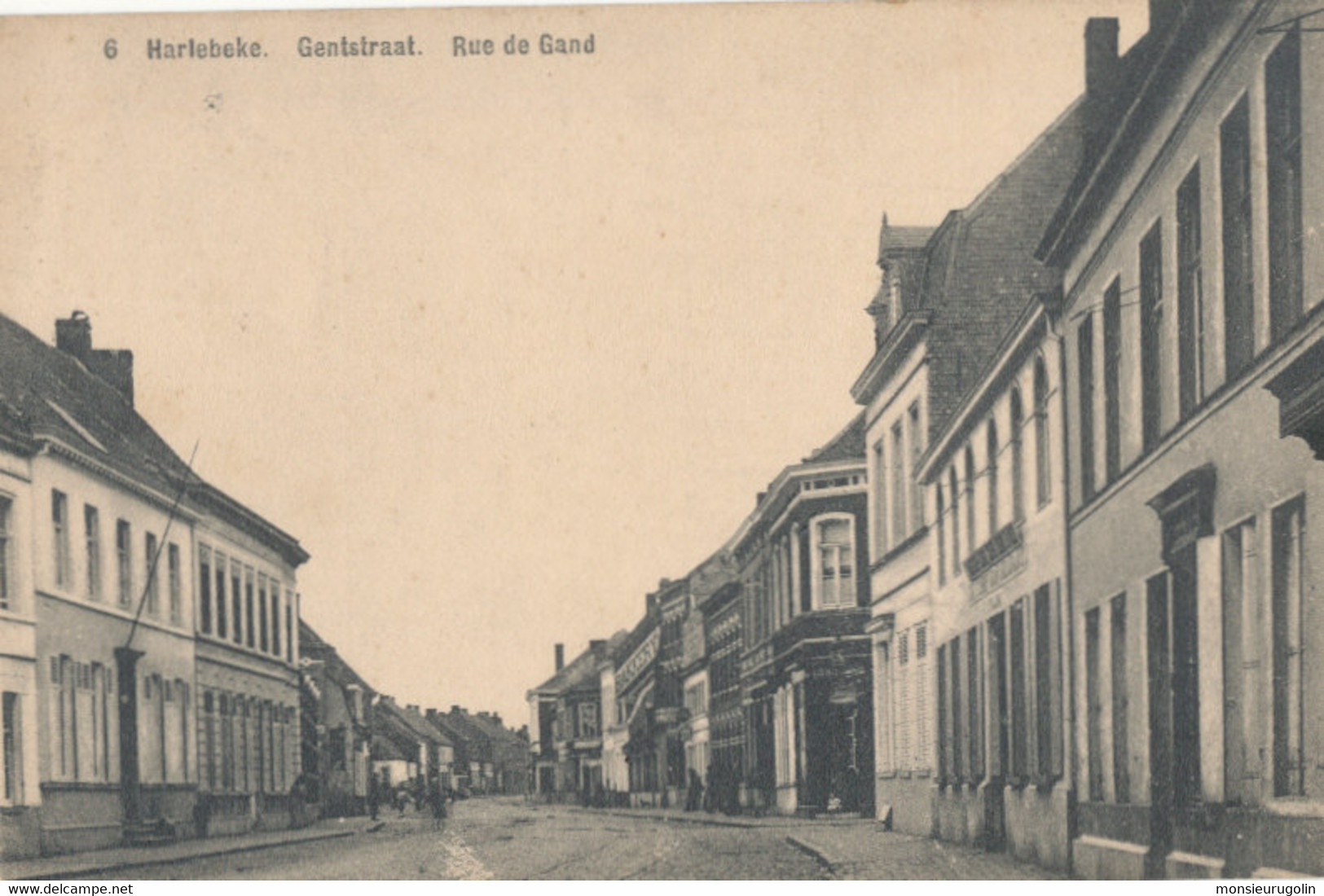 BELGIQUE )) HARLEBEKE   Gentstraat  Rue De Gand - Harelbeke