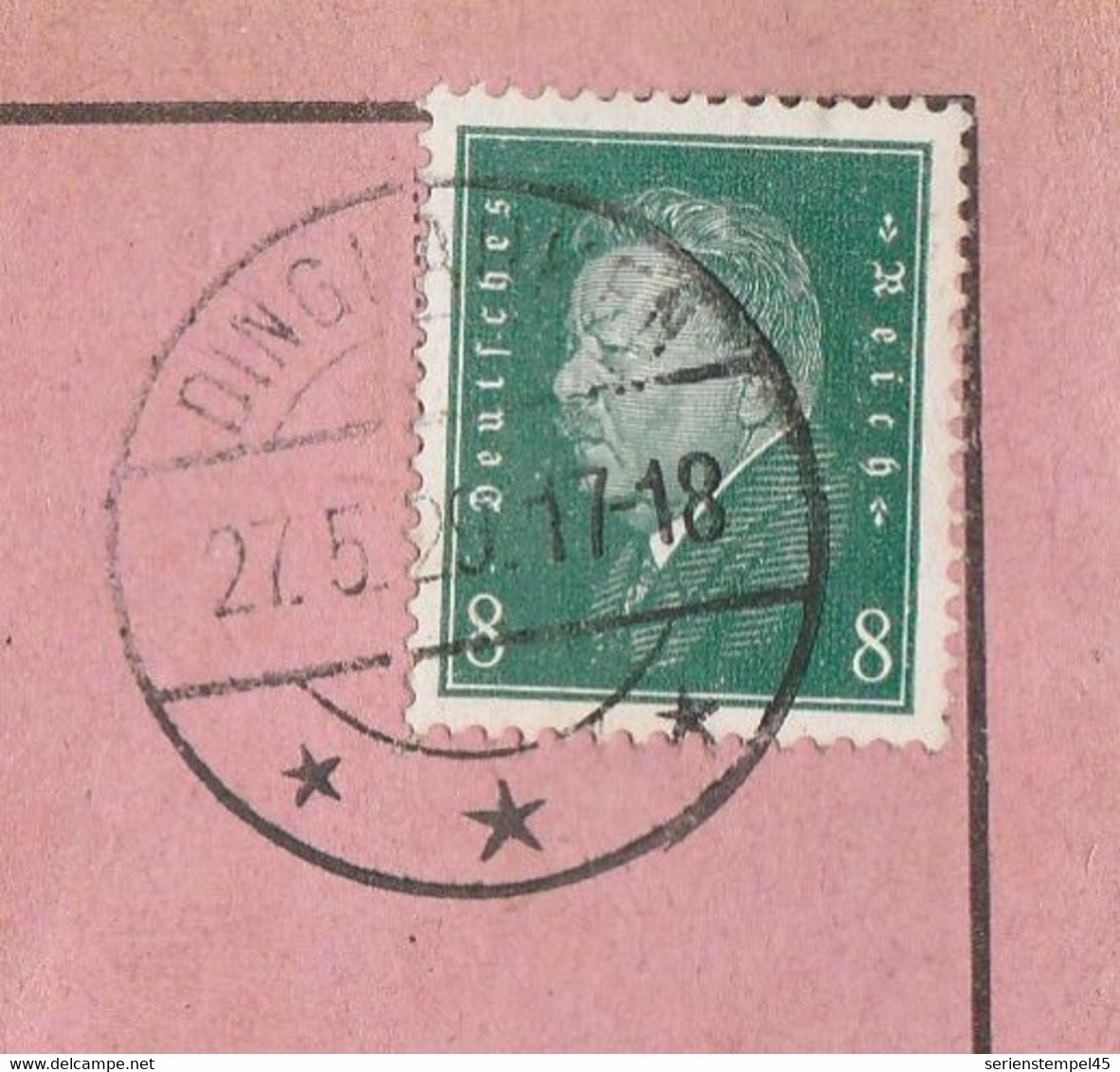 Ostpreussen Deutsches Reich Karte Mit Tagesstempel Dinglauken 1929 Altdingelau Kries Tilsit RB Gumbinnen - Brieven En Documenten