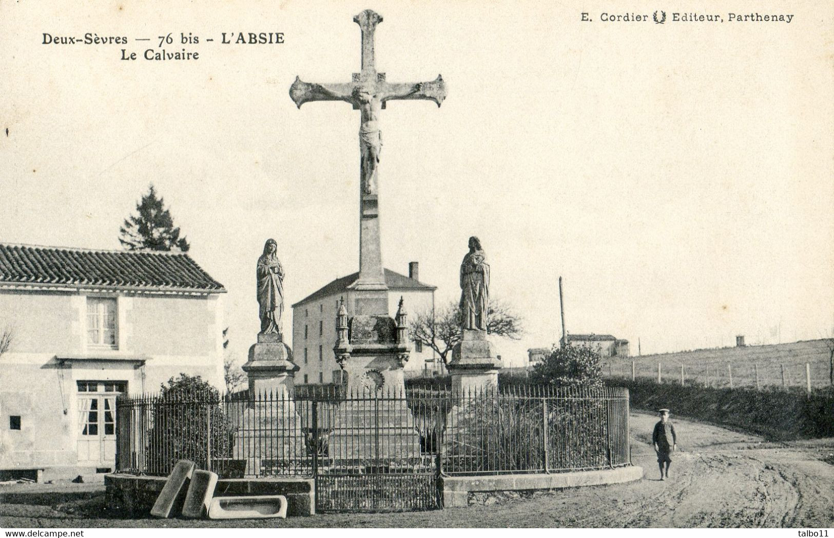 79 - L'Absie - Lot De 13 Cartes - Calvaire, église, Morelière, Champ Foire, Gendarmerie, Grande Rue, Rocher Branlant - L'Absie