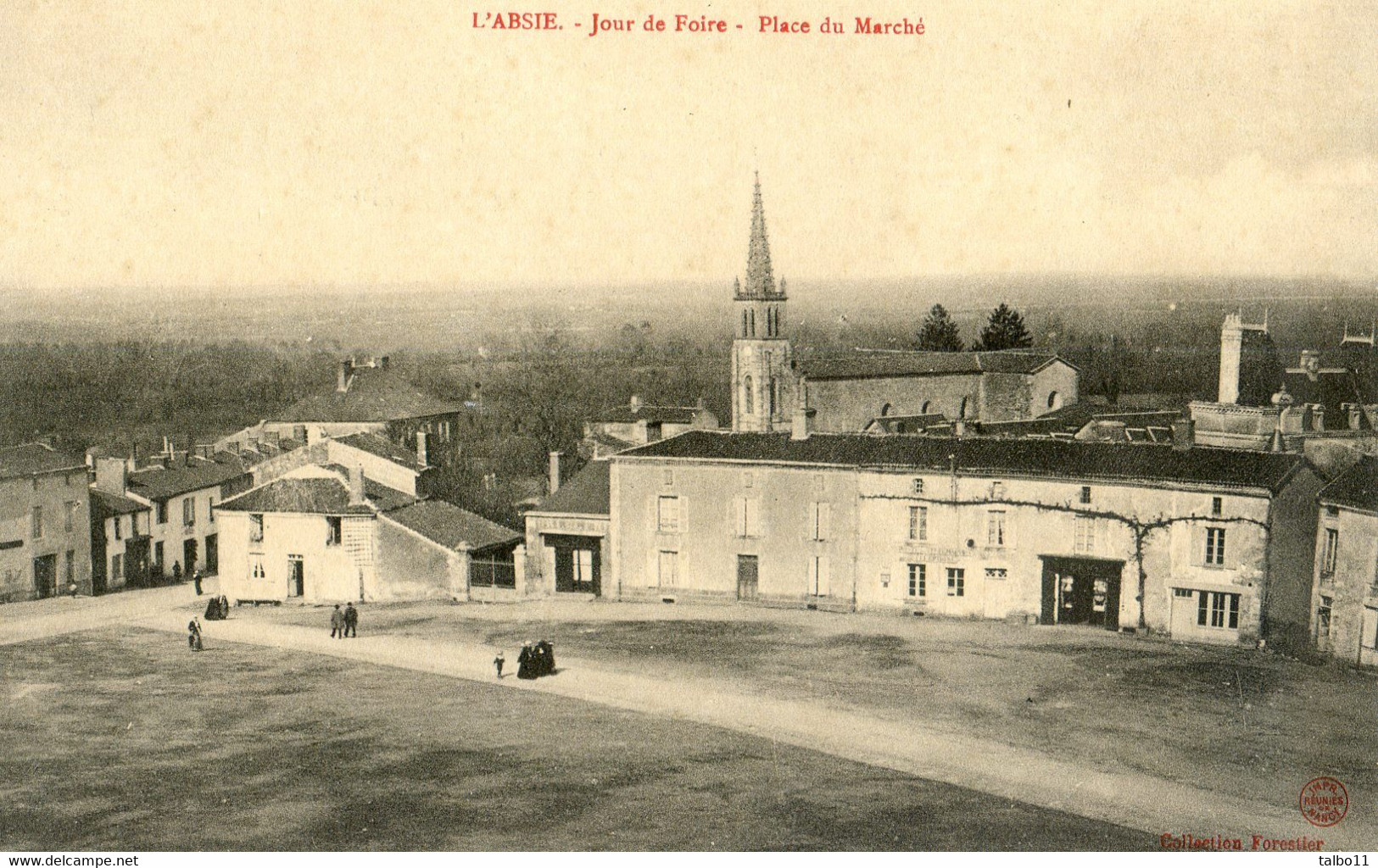 79 - L'Absie - Jour De Foire - Place Du Marché - L'Absie