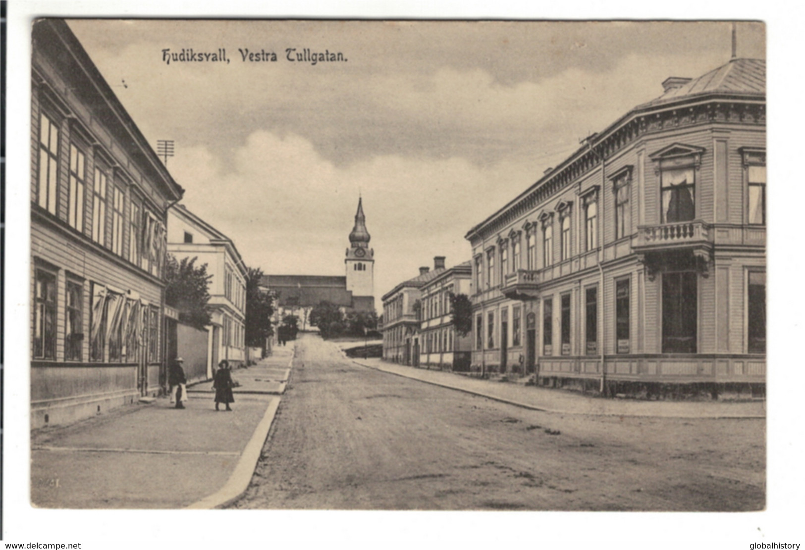 DG2588 - SWEDEN - HUDIKSvALL - VESTRA TULLGATAN - STREET SCENE - Schweden