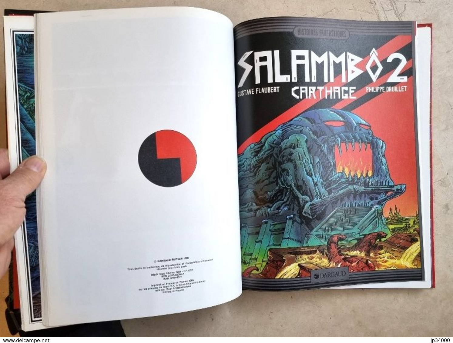 SALAMMBO L'intégrale Flaubert Druillet Edition Originale EO 1989 Dargaud. TBE - Druillet