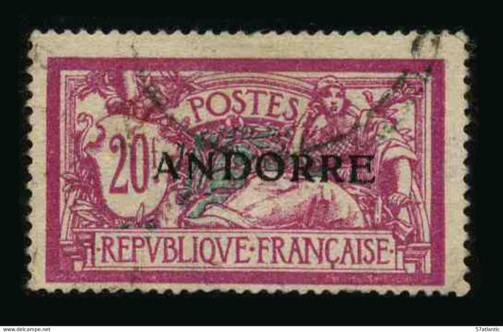 ANDORRE FRANCAIS - YT 23 - TIMBRE OBLITERE - Used Stamps