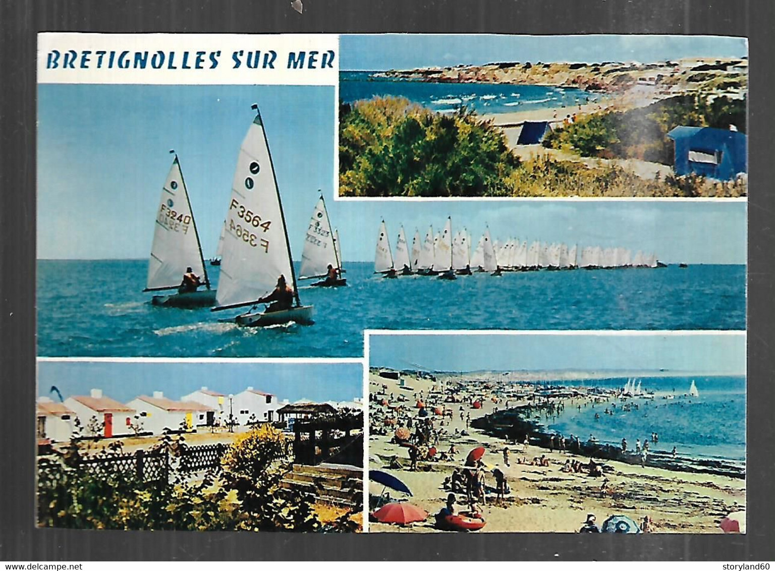 Cpm 8537159 Bretignolles Sur Mer 4 Vues Situées Sur Carte - Bretignolles Sur Mer