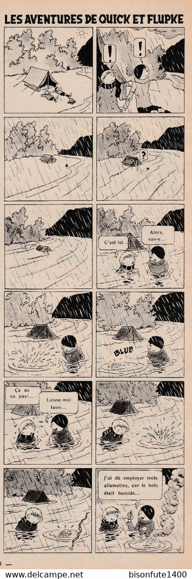 TINTIN - Hergé : Les Aventures De Quick Et Flupke En Noir Et Blanc Datant De 1950 Et Paru Dans Le Journal TINTIN. - Quick Et Flupke