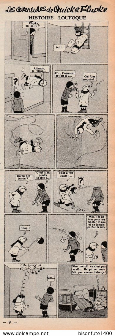 TINTIN - Hergé : Les Aventures De Quick Et Flupke En Noir Et Blanc Datant De 1950 Et Paru Dans Le Journal TINTIN. - Quick Et Flupke