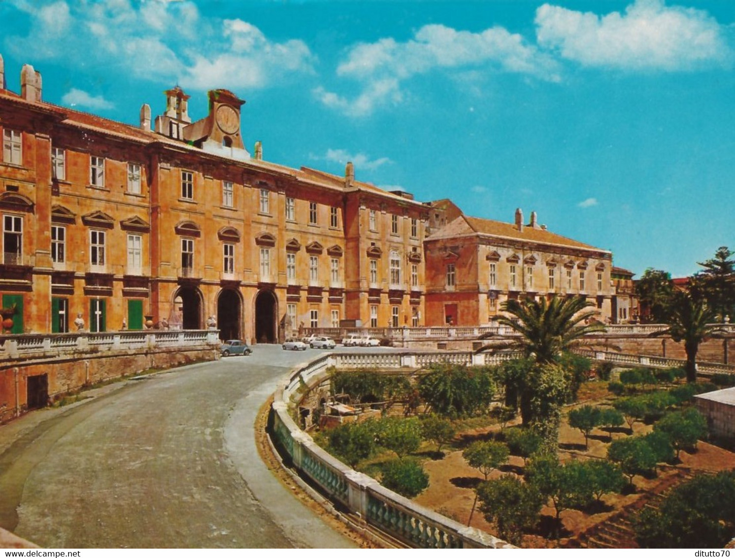 Portici - Napoli - Palazzo Reale E Facoltà Universitaria Agraria - Formato Grande Viaggiata – FE390 - Portici