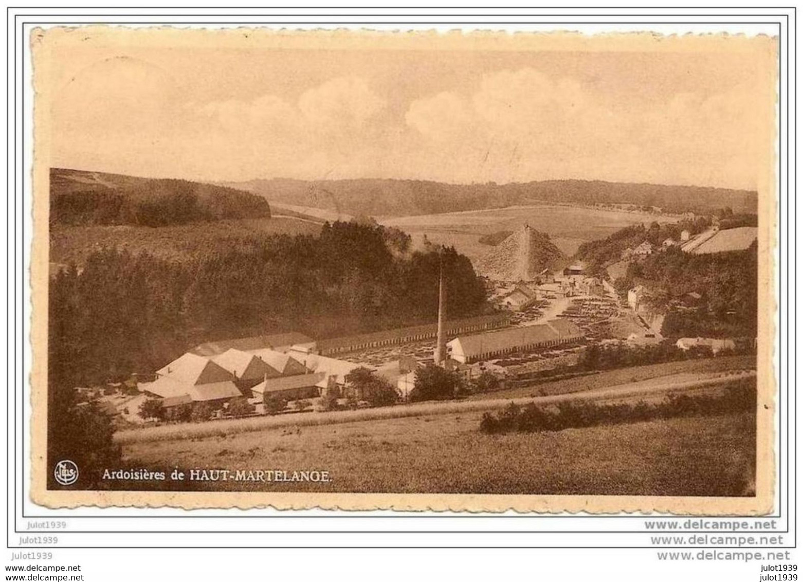 MARTELANGE ..-- Ardoisières De HAUT - MARTELANGE ..-- Vers WODECQ ( Familles JOURET Et DELHAIE ) . Voir Verso . - Martelange