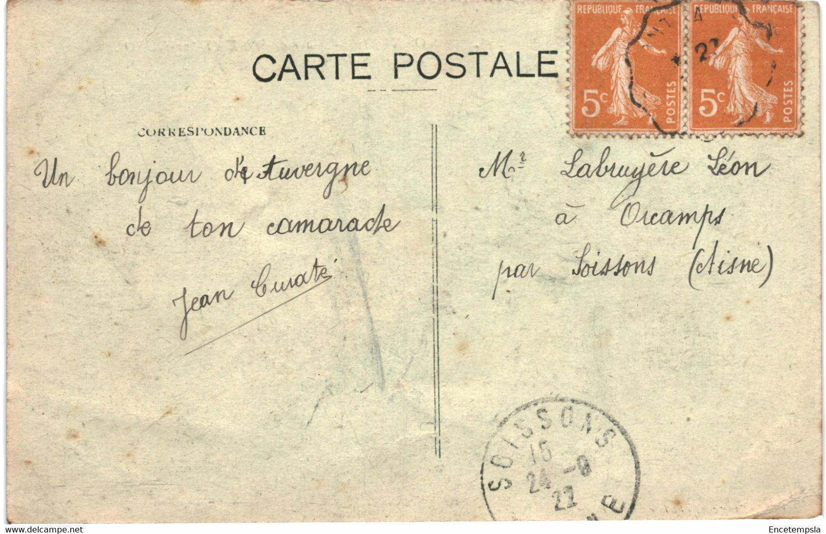 CPA Carte Postale   France-  Saint-Rémy-sur-Durolle- Gare  LA MONNERIE Vue Générale 1927VM46277ok - Thiers