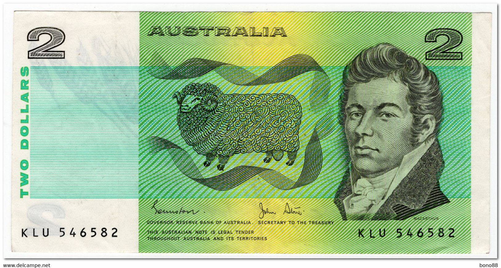 AUSTRALIA,2 DOLLARS,1983,P.43d,VF-XF - Altri & Non Classificati
