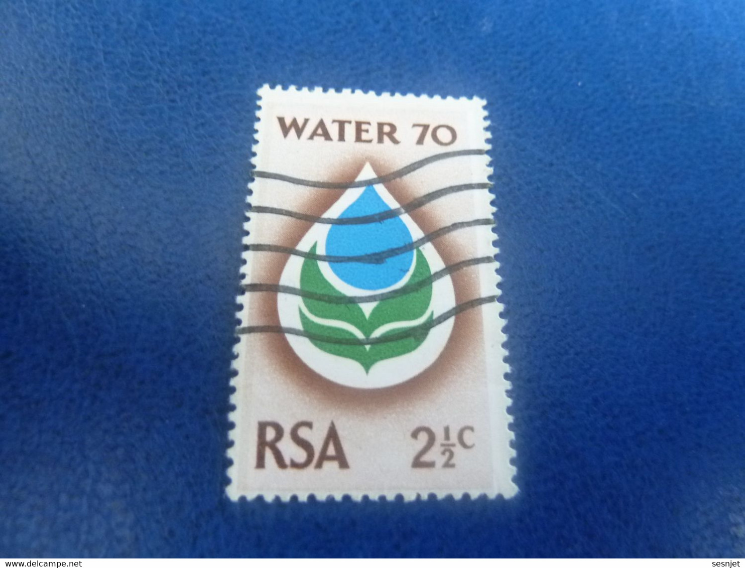 Rsa - Water 70 - 2 1/2 C. - Multiicolore - Oblitéré - Année 1970 - - Usati